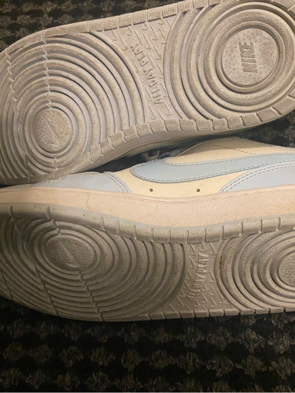 Nike Kids' Light Blue and White Sneakers size 6 youth - Picture 3 of 4